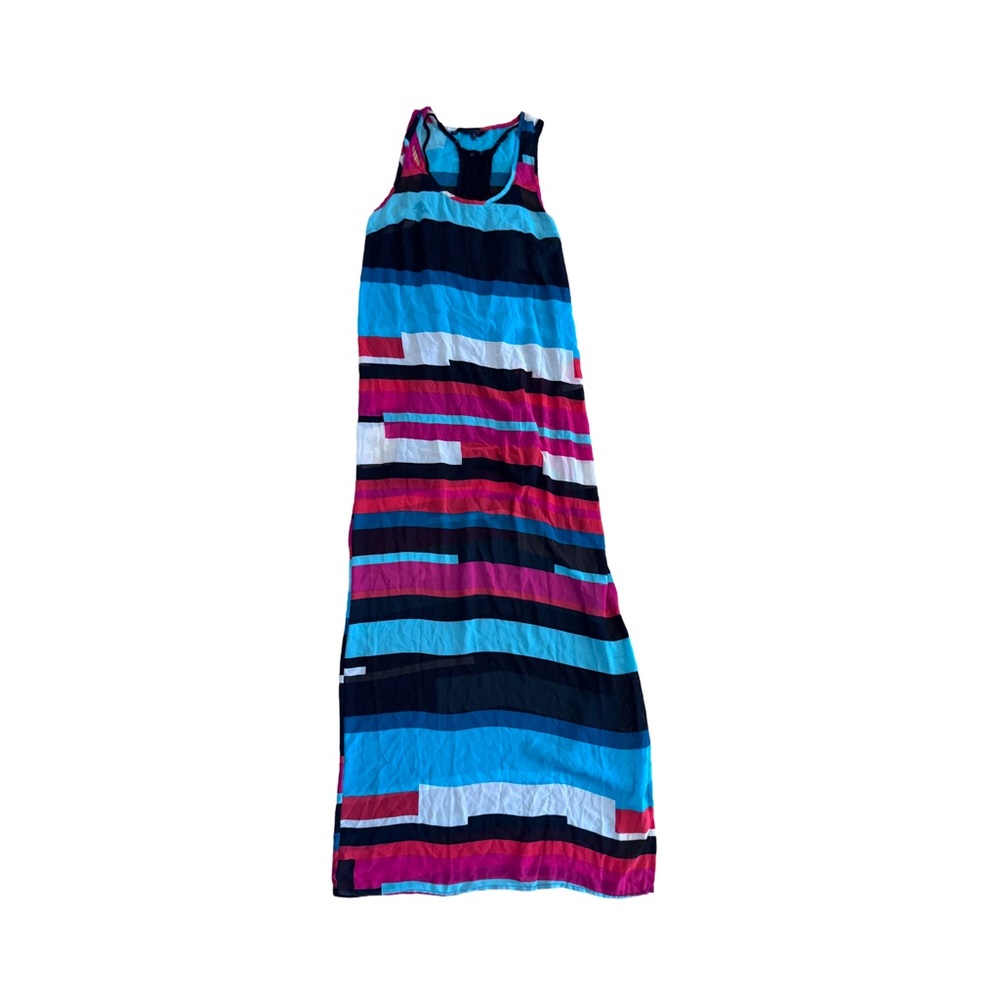 GUESS Multicolor Striped Maxi Dress